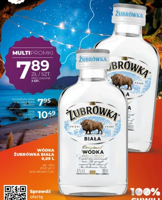 Wódka Żubrówka Biała promocja w Duży Ben