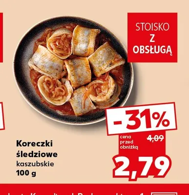 Koreczki śledziowe kaszubskie promocja w Kaufland