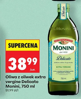 Oliwa z oliwek extra vergine Delicato promocja w Biedronka