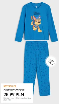 Piżama PAW Patrol promocja w Sinsay