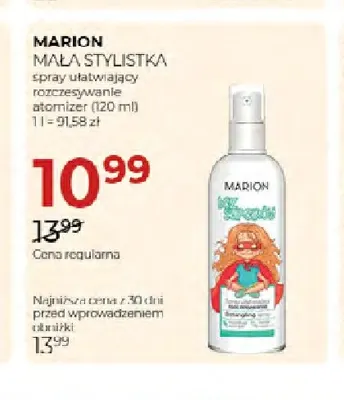 Spray ułatwiający rozczesywanie atomizer Marion Mała Stylistka promocja w Drogerie Jawa