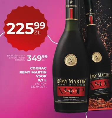 Cognac Remy Martin VSOP promocja w Duży Ben