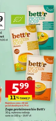 Zupa proteinowa bio promocja w Auchan