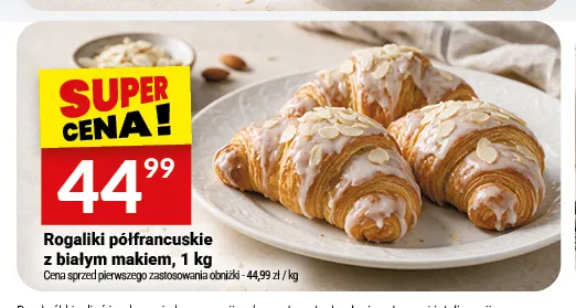 Rogaliki półfrancuskie z białym makiem Białecki promocja w Twój Market