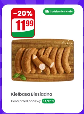 Kiełbasa Biesiadna promocja w Dino