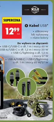 Kabel USB Wild Trek promocja w Biedronka