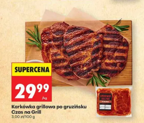 Karkówka grillowa po gruzińsku Czas na Grill promocja w Biedronka