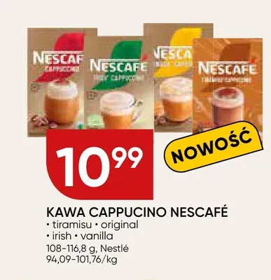 Kawa Cappuccino Nescafe Tiramisu promocja w Chata Polska