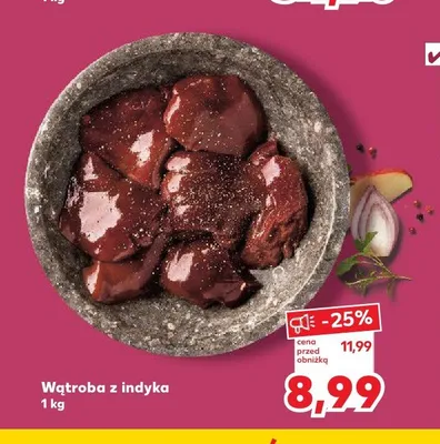 Wątroba z indyka promocja w Kaufland