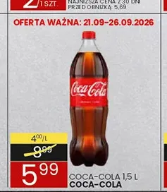Napój gazowany Coca-Cola promocja w Wafelek