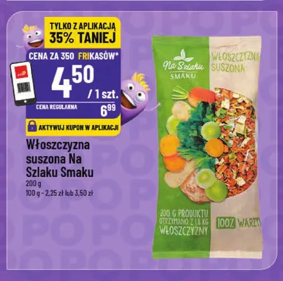 Włoszczyzna suszona Na Szlaku Smaku promocja w POLOmarket