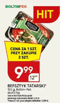 Befsztyk tatarski Boltim-Pek promocja w Chata Polska