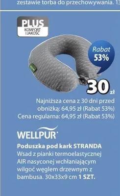 Poduszka pod kark Stranda Wellpur 30x33x9 cm promocja w Jysk