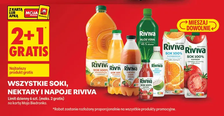 Sok pomarańcza promocja w Biedronka