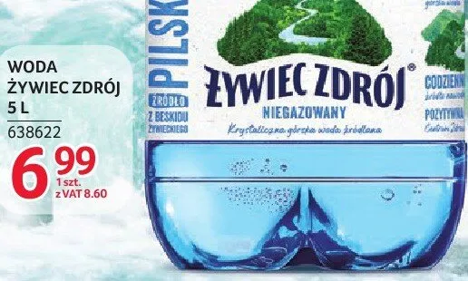 Woda Żywiec Zdrój 5 L promocja w Selgros