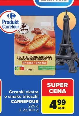 Grzanki ekstra o smaku brioszki Carrefour promocja w Carrefour Market
