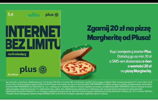 Starter Plus Internet bez limitu promocja w Żabka
