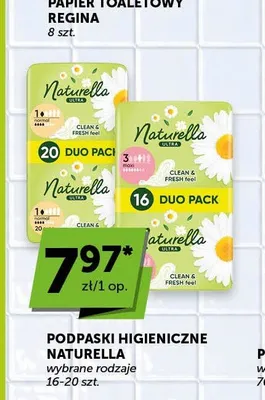 Podpaski higieniczne Naturella Ultra Normal Duo Pack promocja w Groszek