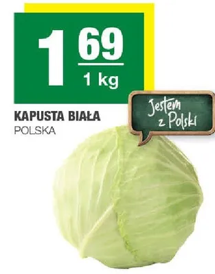 Kapusta biała promocja w SPAR