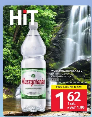 Woda mineralna Muszynianka promocja w Selgros