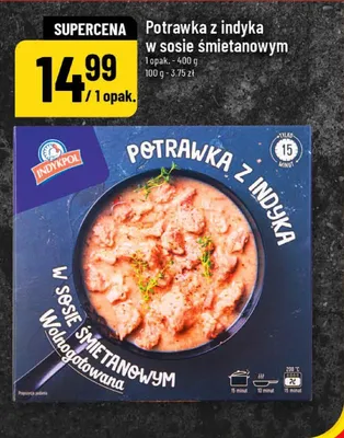 Potrawka z indyka w sosie śmietanowym promocja w POLOmarket