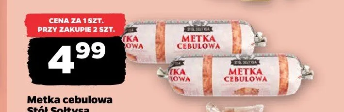 Metka cebulowa Stół Sołtysa promocja w Netto