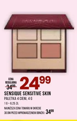 Paletka 4 cieni Sensique Sensitive Skin promocja w Drogerie Natura