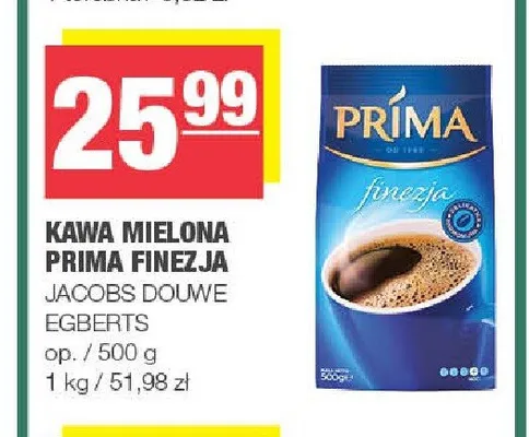 Kawa mielona Prima Finezja promocja w SPAR