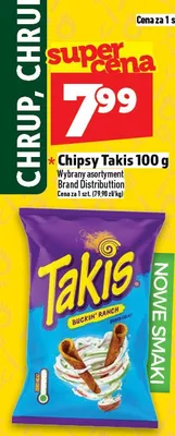 Chipsy Takis Brand Distribution promocja w TOPAZ