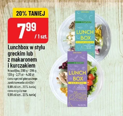 Lunchbox w stylu greckim promocja w POLOmarket