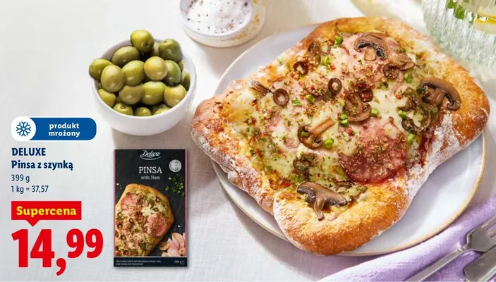 Pinsa z szynką promocja w Lidl