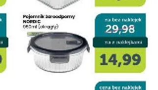 Pojemnik żaroodporny Nordic okrągły promocja w TOPAZ