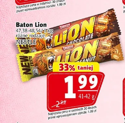 Baton Lion Peanut promocja w Prim Market