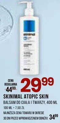 Atopic skin balsam do ciała i twarzy promocja w Drogerie Natura