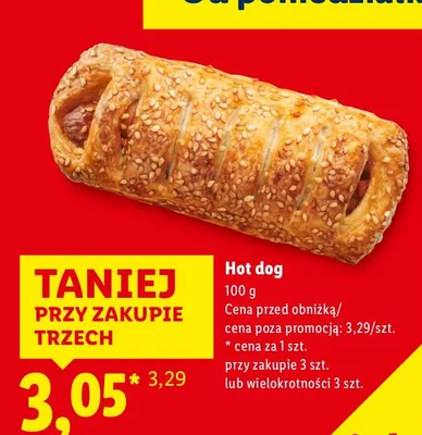 Hot dog promocja w Lidl