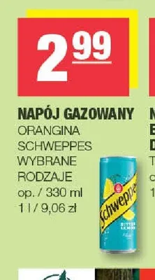 Napój gazowany Schweppes Bitter Lemon promocja w SPAR