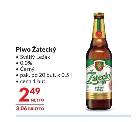 Piwo Žatecký Světlý Ležák promocja w Makro
