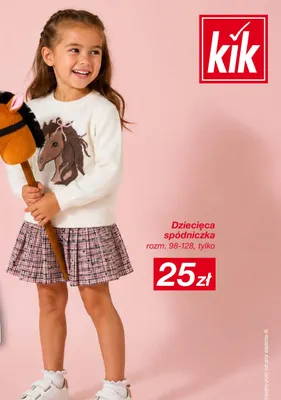 Dziecięca spódniczka promocja w KiK
