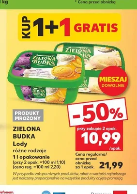 Lody Zielona Budka promocja w Kaufland