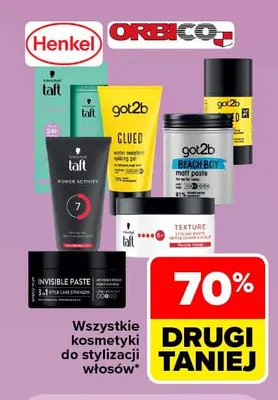 Kosmetyki do stylizacji włosów promocja w Carrefour Market