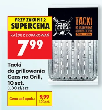 Tacki do grillowania Czas na Grill promocja w Biedronka