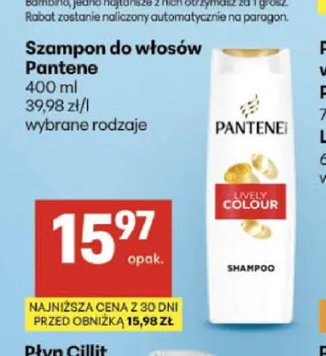 Szampon do włosów Pantene promocja w Delikatesy Centrum