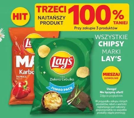 Chipsy różne rodzaje promocja w Kaufland