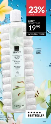 Płyn do kąpieli Avon Senses White Lily promocja w AVON