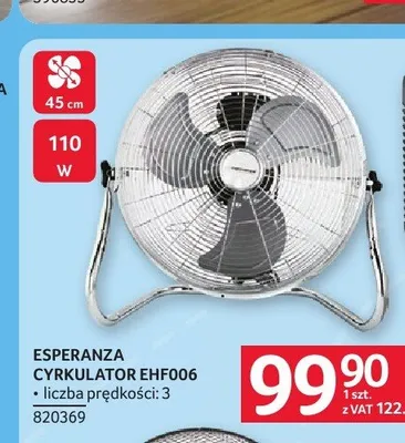 Cyrkulator Esperanza EHF006 promocja w Selgros