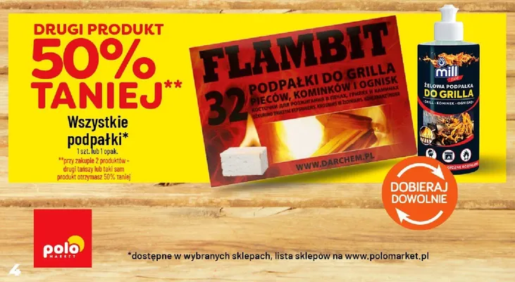 Podpałka do grilla Flambit promocja w POLOmarket