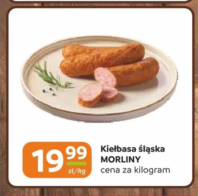 Kiełbasa śląska Morliny promocja w Gama