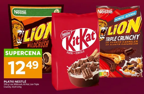 Płatki śniadaniowe Nestlé KitKat promocja w Stokrotka