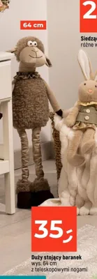 Duży stojący baranek z teleskopowymi nogami promocja w Dealz