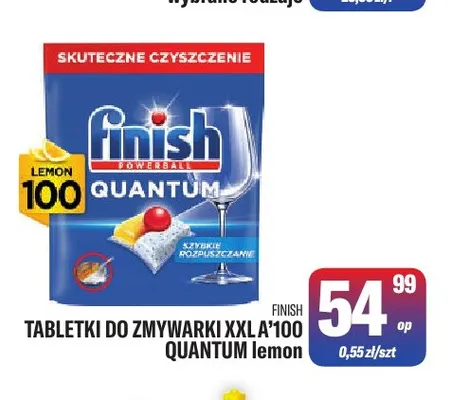 Tabletki do zmywarki XXL Quantum lemon Finish promocja w Tomi Markt